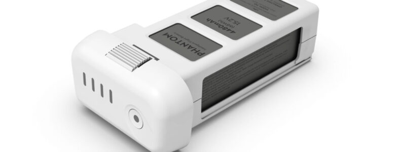 Phantom 3 Intelligent Flight Battery - Angled
