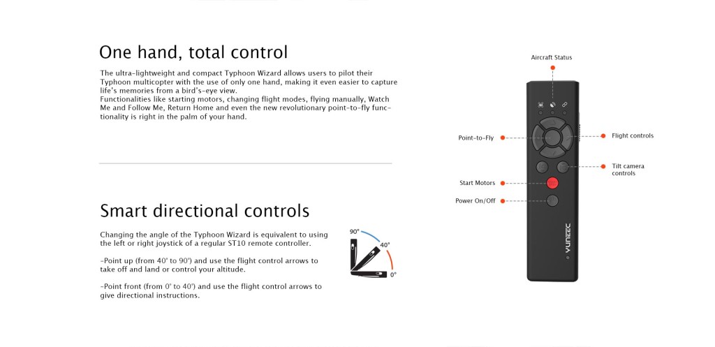 Typhoon Wizard One Hand Controller