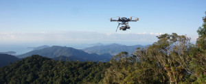 drone flying over amazon